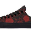 Blood Rose Romance Low Tops -Rogue & Wolf Shop LowTops BloodRoseRomanceLowTops 173 06505 lowtop RAW Blk STR2