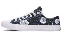 Blue Rose Romance Low Tops -Rogue & Wolf Shop LowTops BlueRoseRomanceLowTops 173 52835 lowtop RAW WT STR2