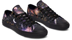 Cosmic Petals Low Tops 24 Cosmic Petals Low Tops -Rogue & Wolf Shop LowTops CosmicPetalsLowTops 173 71844 Lowtops RAW Blk STR5 NLB