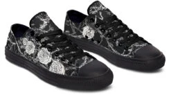 Fragile Rose Low Tops -Rogue & Wolf Shop LowTops FragileRoseLowTops 173 52828 Lowtops RAW Blk STR5 NLB