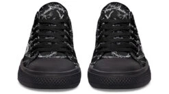 Fragile Rose Low Tops -Rogue & Wolf Shop LowTops FragileRoseLowTops 173 52828 Lowtops RAW Blk STR6 NLB