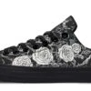 Fragile Rose Low Tops 1 Fragile Rose Low Tops -Rogue & Wolf Shop LowTops FragileRoseLowTops 173 52828 lowtop RAW Blk STR2