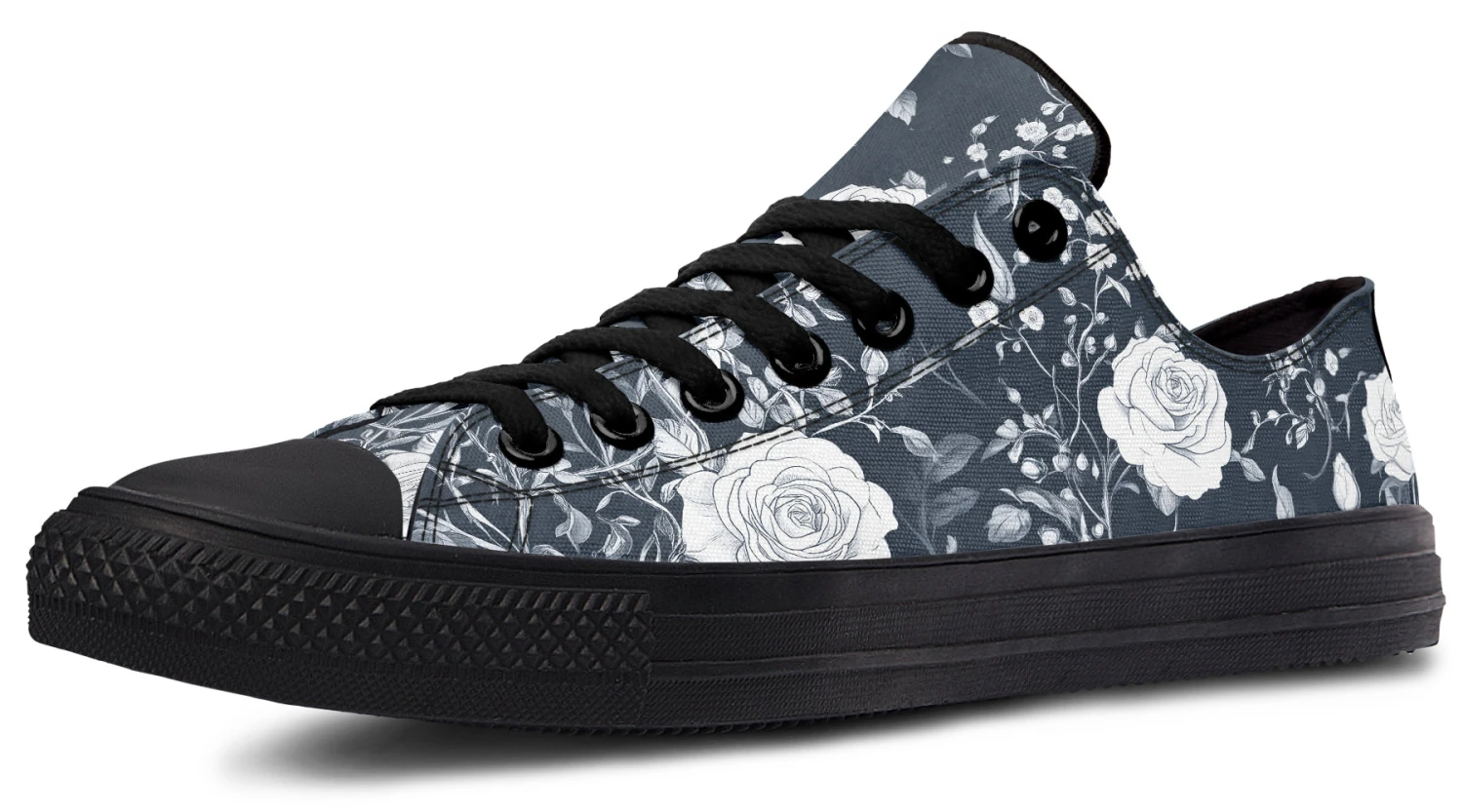 Steel Rose Romance Low Tops 4 Steel Rose Romance Low Tops - Image 2
