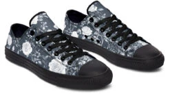 Steel Rose Romance Low Tops 24 Steel Rose Romance Low Tops -Rogue & Wolf Shop LowTops GreyRoseRomanceLowTops 173 52832 Lowtops RAW Blk STR5 NLB