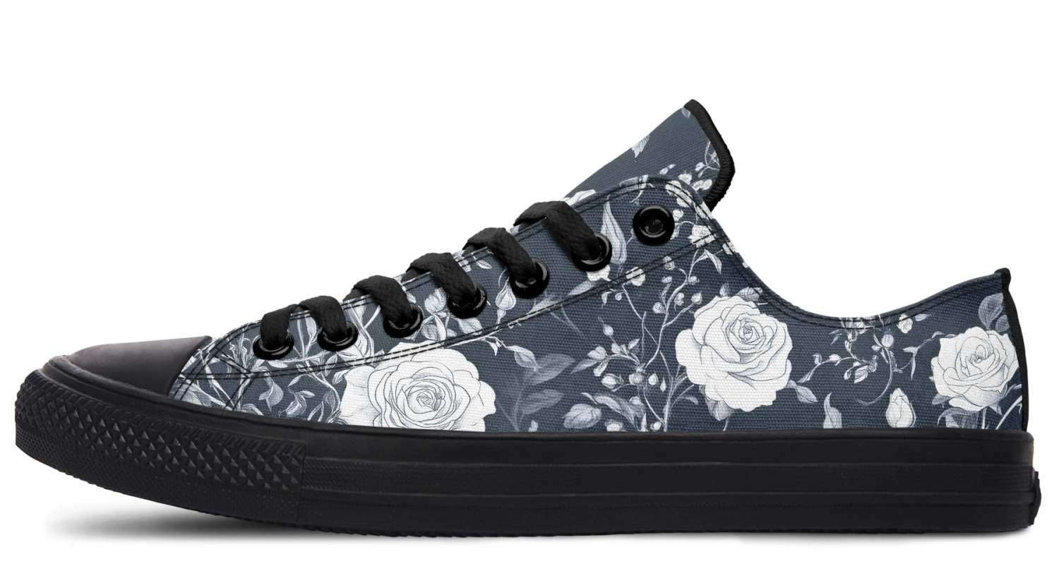Steel Rose Romance Low Tops 3 Steel Rose Romance Low Tops