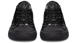 Ivory Kintsugi Rose Low Tops -Rogue & Wolf Shop LowTops IvoryKintsugiRoseLowTops 173 52825 Lowtops RAW Blk STR6 NLB