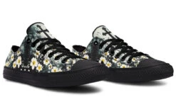 Mourning Petals Low Tops 23 Mourning Petals Low Tops -Rogue & Wolf Shop LowTops MourningPetalsLowTops 173 49410 Lowtops RAW Blk STR4 NLB