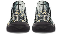 Mourning Petals Low Tops 26 Mourning Petals Low Tops -Rogue & Wolf Shop LowTops MourningPetalsLowTops 173 49410 Lowtops RAW Blk STR7 NLB
