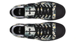 Mourning Petals Low Tops 28 Mourning Petals Low Tops -Rogue & Wolf Shop LowTops MourningPetalsLowTops 173 49410 lowtops RAW Blk STR9