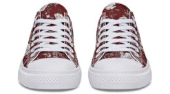Red Rose Romance Low Tops -Rogue & Wolf Shop LowTops RedRoseRomanceLowTops 173 52837 Lowtops RAW WT STR6 NLB