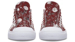 Red Rose Romance Low Tops -Rogue & Wolf Shop LowTops RedRoseRomanceLowTops 173 52837 Lowtops RAW WT STR7 NLB