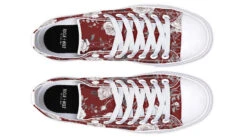 Red Rose Romance Low Tops -Rogue & Wolf Shop LowTops RedRoseRomanceLowTops 173 52837 lowtops RAW WT STR9
