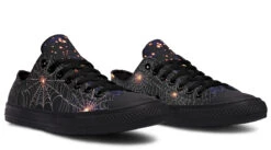 Spiderweb Low Tops -Rogue & Wolf Shop LowTops SpiderwebLowTops 173 38250 Lowtops RAW Blk STR4 NLB
