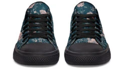 Teal Rose Romance Low Tops -Rogue & Wolf Shop LowTops TealRoseRomanceLowTops 173 52839 Lowtops RAW Blk STR6 NLB
