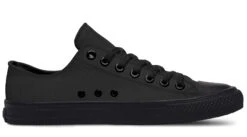 Pitch Black Low Tops -Rogue & Wolf Shop Lowtops PitchBlacklowtopsdesigntemplate 173 57463 lowtop RAW Blk STR3