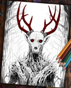 Macabre Masterpieces: A Horror Art Odyssey Coloring Book For Daring Adults -Rogue & Wolf Shop MM Shopify 04