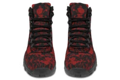 Blood Rose Romance Outdoor Boots -Rogue & Wolf Shop OutdoorBoots BloodRoseRomanceOutdoorBoots 173 35466 Outdoorboots Blk STR4 NLB