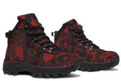 Blood Rose Romance Outdoor Boots -Rogue & Wolf Shop OutdoorBoots BloodRoseRomanceOutdoorBoots 173 35466 Outdoorboots Blk STR8 NLB