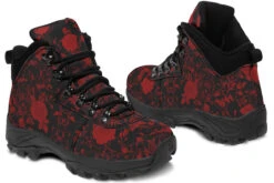 Blood Rose Romance Outdoor Boots -Rogue & Wolf Shop OutdoorBoots BloodRoseRomanceOutdoorBoots 173 35466 Outdoorboots Blk STR9 NLB