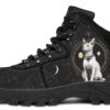 Cosmic Sphynx Cat Outdoor Boots -Rogue & Wolf Shop OutdoorBoots CosmicSphynxCatOutdoorBoots 173 06831 Outdoorboots Blk STR1 NLB