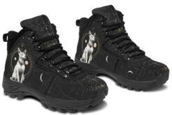 Cosmic Sphynx Cat Outdoor Boots -Rogue & Wolf Shop OutdoorBoots CosmicSphynxCatOutdoorBoots 173 06831 Outdoorboots Blk STR10 NLB