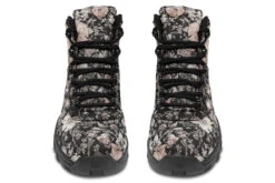 Vintage Peonies Outdoor Boots -Rogue & Wolf Shop OutdoorBoots VintagePeoniesOutdoorBoots 173 35481 Outdoorboots Blk STR4 NLB