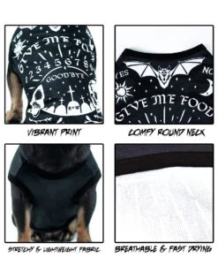 Give Me Food Ouija Pet Vest - Dog Or Cat 20 Give Me Food Ouija Pet Vest - Dog Or Cat -Rogue & Wolf Shop PetFashion2021 CombosText 4by5 05
