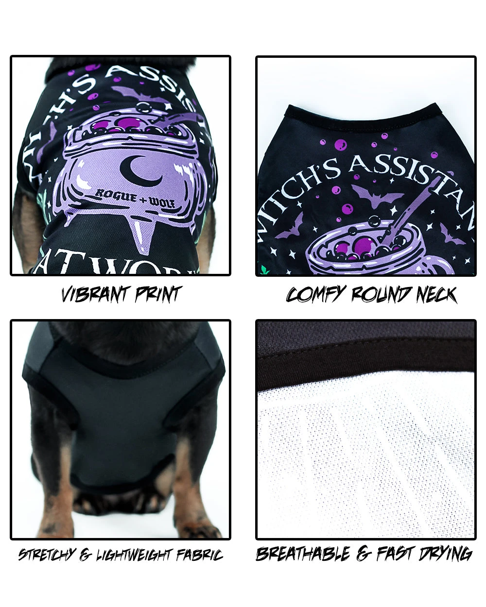 Witch's Assistant At Work Pet Vest - Dog Or Cat 6 Witch's Assistant At Work Pet Vest - Dog Or Cat - Image 4