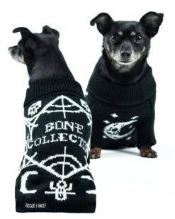 Bone Collector Knitted Pet Sweater - Dog Or Cat -Rogue & Wolf Shop PetFashion2021 Combos 4by5 01