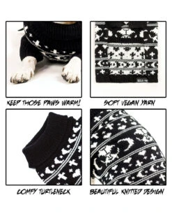 Sworn Enemy Knitted Pet Sweater - Dog Or Cat -Rogue & Wolf Shop PetFashion Combos Jumper 4by5 05