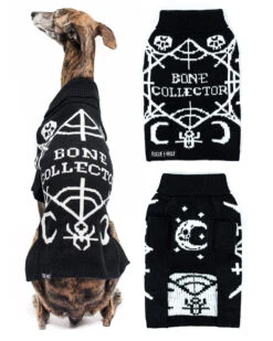 Bone Collector Knitted Pet Sweater - Dog Or Cat -Rogue & Wolf Shop PetsObsidian2021 Composites DogsItems 4x5 14