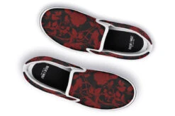 Blood Rose Romance Slipons -Rogue & Wolf Shop Slipons BloodRoseRomanceSlipons 173 36016 Slipon WT STR5 RAW