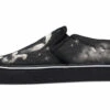 Doom Raven Slipons -Rogue & Wolf Shop Slipons DoomRavenSlipons 173 23526 Slipon Blk STR2 BM RAW