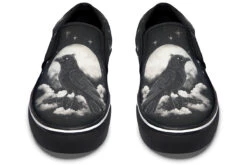 Doom Raven Slipons -Rogue & Wolf Shop Slipons DoomRavenSlipons 173 23526 Slipons Blk STR8 NLB