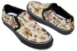Enchanted Blossoms Slipons -Rogue & Wolf Shop Slipons EnchantedBlossomsSlipons 173 36014 Slipon Blk STR2 RAW