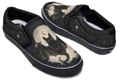 Moonlit Bat Slipons -Rogue & Wolf Shop Slipons MoonlitBatSlipons 173 04270 Slipon Blk STR2 RAW