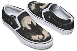 Moonlit Bat Slipons -Rogue & Wolf Shop Slipons MoonlitBatSlipons 173 04270 Slipon WT STR2 RAW