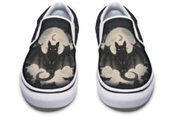 Moonlit Bat Slipons -Rogue & Wolf Shop Slipons MoonlitBatSlipons 173 04270 Slipons WT STR8 NLB
