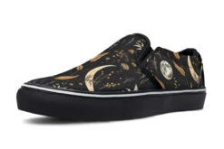 Moonlit Botanica Slipons -Rogue & Wolf Shop Slipons MoonlitBotanicaSlipons 173 36003 Slipons Blk STR3 NLB
