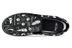 Raven Study Slipons -Rogue & Wolf Shop Slipons RavenStudySlipons 173 37304 Slipon Blk STR4 RAW