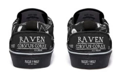 Raven Study Slipons -Rogue & Wolf Shop Slipons RavenStudySlipons 173 37304 Slipon Blk STR6 RAW