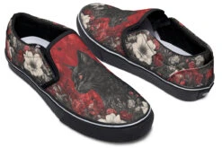 Twilight Cat Slipons -Rogue & Wolf Shop Slipons TwilightCatSlipons 173 04277 Slipon Blk STR2 RAW