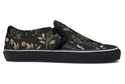 Twilight Garden Slipons -Rogue & Wolf Shop Slipons TwilightGardenSlipons 173 35995 Slipon Blk STR8 BM RAW