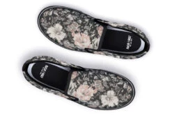 Vintage Peonies Slipons -Rogue & Wolf Shop Slipons VintagePeoniesSlipons 173 35999 Slipon Blk STR11 RAW