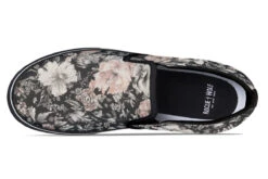 Vintage Peonies Slipons -Rogue & Wolf Shop Slipons VintagePeoniesSlipons 173 35999 Slipon Blk STR4 RAW