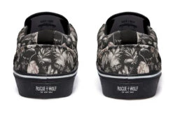 Vintage Peonies Slipons -Rogue & Wolf Shop Slipons VintagePeoniesSlipons 173 35999 Slipon Blk STR6 RAW