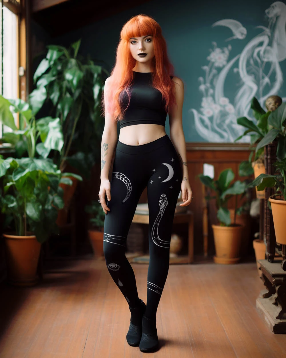 Serpent Summoner Yoga Leggings 4 Serpent Summoner Yoga Leggings - Image 2
