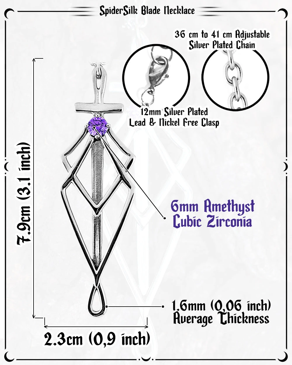 SpiderSilk Necklace In Mirror Steel 9 SpiderSilk Necklace In Mirror Steel - Image 7