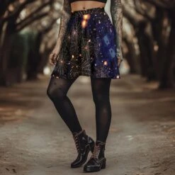 Spiderweb Skater Skirt