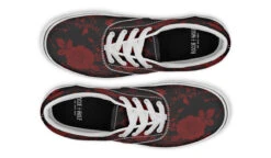 Blood Rose Romance Street Sneakers -Rogue & Wolf Shop StreetSneakers BloodRoseRomanceStreetSneakers 173 35020 Classicshoes WT STR7 RAW